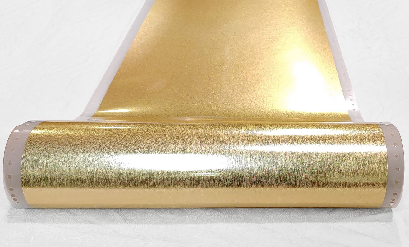 Reverse Cut 22kt Gold Brushed Sign Vinyl