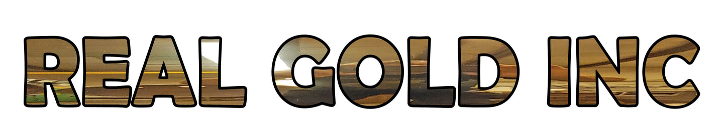Reverse Cut 22kt Gold Mirror Sign Vinyl