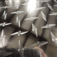 Chrome Diamond Plate Sign Vinyl