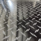 Chrome Diamond Plate Sign Vinyl