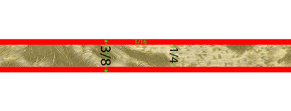 Pin Stripe 22kt Gold Florentine 50' PinStriping Roll Decal Tape