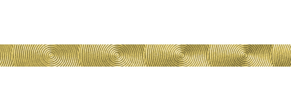 Pin Stripe 22kt Gold Large Engine Turn 50' PinStriping Roll Decal Tape