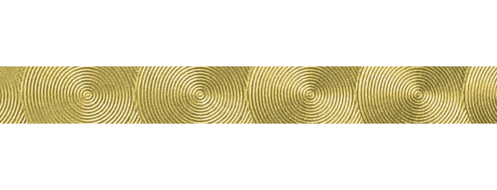 Pin Stripe 22kt Gold Large Engine Turn 50' PinStriping Roll Decal Tape