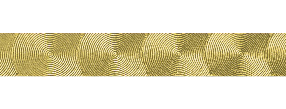 Pin Stripe 22kt Gold Large Engine Turn 50' PinStriping Roll Decal Tape
