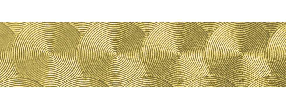 Pin Stripe 22kt Gold Large Engine Turn 50' PinStriping Roll Decal Tape