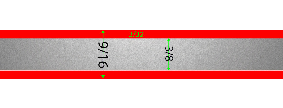 Pin Stripe Silver Burnished 50' PinStriping Roll Decal Tape